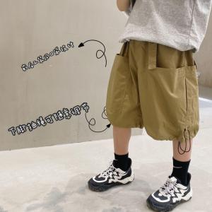 Children King Short Pants Kids Boy Girl Summer Teenage Sport Shorts Bottom 6 7 8 10 12 Years Elastic Waist Pant Army Green Teen Black Plain Baby Handsome Boys Girls Korean Style On Sale 2023 New seluar pendek budak lelaki