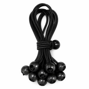 Outdoor Elastic Ball Rope Bungee Cords Portable Tent Fixing Tarpaulin Awning Canopy Heavy Duty Tarp Tie Down Tent Accessories