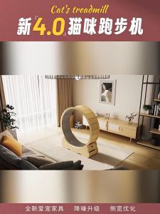 ลู่วิ่งแมว ล้อวิ่งแมว รสชาติ ล้อวิ่งไม้ ลู่วิ่งสัตว์เลี้ยง กระบวนการ ลู่วิ่งสำหรับสัตว์เลี้ยง เงียบ