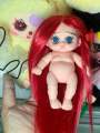 Doll 5in. Búp bê tái sinh 5in đã make up làm tóc. 