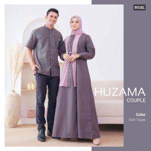 COUPLE MYSURE HUZAMA DARK TAUPE BAJU COUPLE DEWASA KOKO GAMIS TERBARU