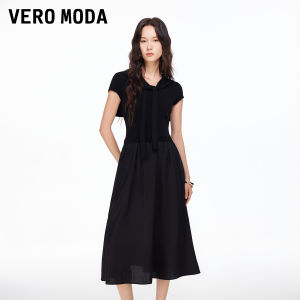Vero Moda | Cotton Wool Removable Shawl Summer A-Line Midi Dress