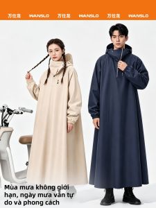 WANSLO | Áo Khoác Dài Chống Nước Ngày Mưa Người Lớn