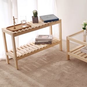 Rectangular Tea Table Living Room Set Solid Wood Small House Japanese-style Simplicity Furniture Bedside Table