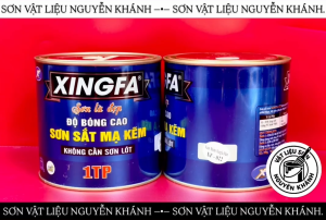 Sơn Sắt Mạ Kẽm Xingfa XF-022 Màu Xám Nhôm Đậm – Sơn Là Đẹp Độ Bóng Cao 1TP