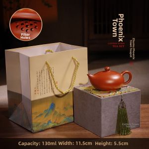 MIANXIAOCHENG | Zisha Clay Handmade Red Teapot Small Tea Pot