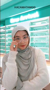 KACAMATAMOO Frame Kacamata Wanita Cat Eye MELI Premium - CE 2148