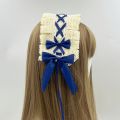 1 ชิ้นผู้หญิงน่ารักลูกไม้ Gothic Lolita Headband Headdress อะนิเมะแม่บ้านคอสเพลย์ KC อุปกรณ์เสริมผม Headwear Headpiece คลิปผม. 
