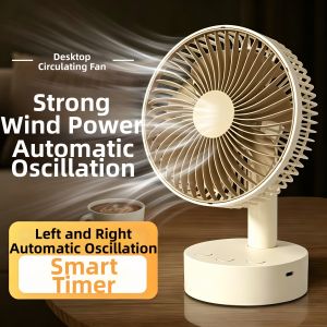 Jiaxun | Portable Quiet Long-Lasting Oscillating Fan