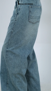 FOD Celana Loose Jeans Wanita Aluna Medium Light 43039F3MJ