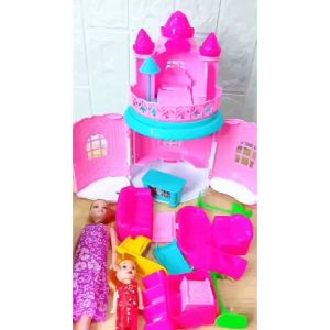 PROMO MAINAN ANAK EDUKASI RUMAH-RUMAHAN BARBIE SATU SET LENGKAP MAINAN PEREMPUAN LH 5