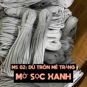 [Dây dù tròn xanh quân đội 3ly 5ly 25m]