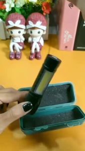 Lampu Senter Polisi Swat + COB Mini Super Terang LED & USB Charger