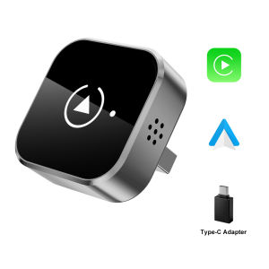 2026 Wireless CarPlay Android Auto Adapter 2in1 Car play USB Dongle Smart Mini Box Plug and Play Universal for Toyota Honda Ford
