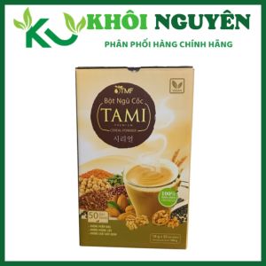 Bột ngũ cốc TAMI có đường TMF hộp 900g 50 gói