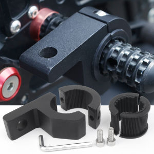 【WOKEN】2Set 1.25Inch 30MM Universal Motorcycle Spotlight Bracket LED Lamp Holder Aluminum Alloy Pipe Clamp Off-Road Motorcycle Spotlight Fog Light Mounting Bracket