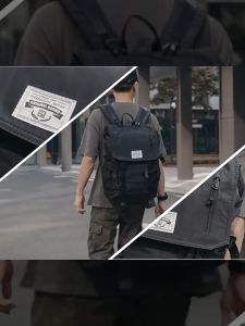 Ayuqi® Backpack Mens Trendy Travel Bag Large Capacity 17 Inch Computer Backpack University High School Student Schoolbag