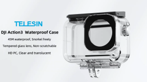 TELESIN Waterproof Case for DJI OSMO ACTION 3/4/5 pro