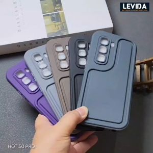 Case Casing Silikon Air Bag Pluffy Matte & Macaron Procamera Case Sirkuit Mugelo untuk Infinix Hot 50 Pro