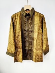 kemeja tenun songket baron
