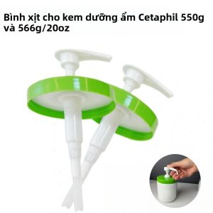 Đầu Bơm Kem Dưỡng Ẩm Cetaphil Tương Thích Với Chai 550g/20oz Và 566g/20oz Có Nắp Đậy Dùng Cho Kem Dưỡng Thể