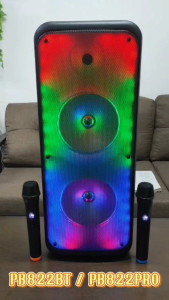 V2S PB822Pro TWS Rechargeable Wireless Bluetooth Dual Extra Bass Speaker With Dual Microphone