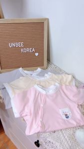 Bodysuit cho bé trai bé gái Unbee phối túi chất Modal mềm mịn co giãn tốt cho bé sơ sinh - 12 tháng