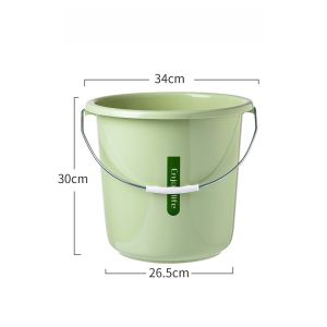Large Size Thickened Plastic Bucket Set for Home Use Water Storage Laundry Washing Dormitory Use Car Wash Water Bucket