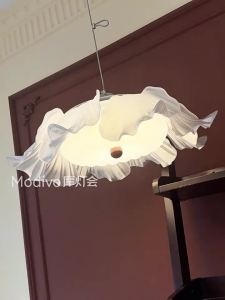 FANCY LAMP CLUB | Modern French Cream Style Eye-Protection Dining Chandelier