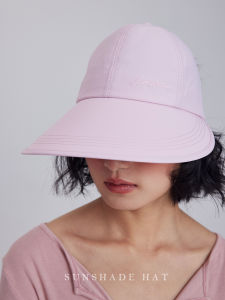 Lagur UPF50+ Lightweight Breathable Sun Protection Hat Embroidered Letter Cycling Cap Windproof Empty Top Hat Casual Style for Couples