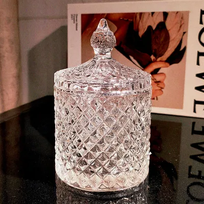 Creative No-Flame Aromatherapy Essential Oil Diffuser Crystal Stone Home Glass Cup for Girls Dormitory Atmosphere Night Light Fragrance Decoration