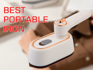 LAHOME Setrika Uap Setrika Portable Iron Steamer Handheld Irons Clothes Steamer 180 ° Rotating Portable Mini Travel Iron with Steamer2 in 1 Dry and Wet Garment Steamer 100ml Water TankFabric Home Travel Ironing Machine