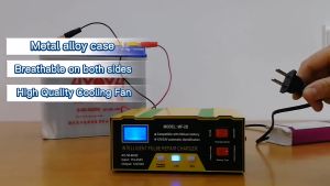 Máy sạc bình ắc quy 12V 24V 3AH đến 200AH BOLAIMEI BLM-168 sạc cho ắc quy ô tô ăc quy xe máy ắc quy đồng nai ắc quy gs bình khô và nước tự ngắt khi đầy chống ngược cực có quạt tản nhiệt