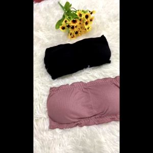 💗Ready stock💗Womens tube top without steel ring and strap
