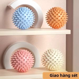 Spiky Massage Bóng Cho Myofascial Phát Hành Mô Sâu Kích Hoạt Điểm Máy Mát Xa Thể Thao Phục Hồi Cơ Giảm Đau Bền TPE Con Lăn