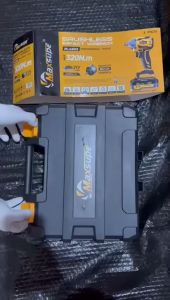 Maxsupe Cordless Impact Wrench 20V 4AH M6888 Brushless Mesin Bor Baut Sock Portable Baterai LED Sok Shock Buka Tutup Ban Mobil Baut 1 Batrai