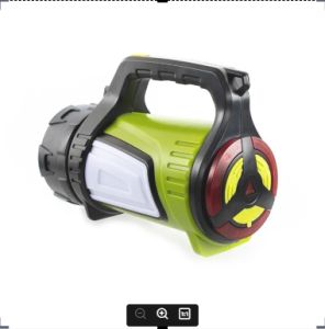 Multifunctional Rechargeable Flashlight High Lumens 500W Super Bright Flashlight Waterproof Flashlight Rechargeable LED Spotlight High Power Searchlight Light Flashlight Work Light With Side Light & Tail Light Phone Emergency Charging Outdoor Fishing Camp