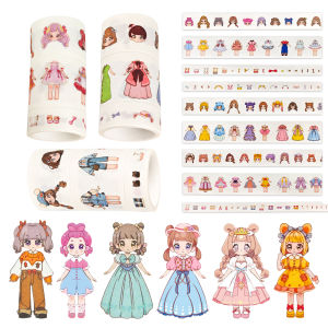 Bộ 3 Cuộn Sticker Trang Trí Cho Bé Gái Tự Làm Vui Nhộn Dùng Cho Sổ Tay Sổ Lưu Niệm Bộ Dụng Cụ Nghệ Thuật Giấy Tổng Hợp Không Độc Hại Dành Cho Độ Tuổi Từ 3 Trở Lên