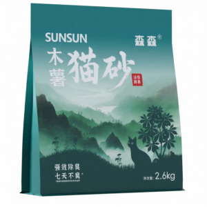sunsun | Water-Absorbing Odor-Controlling Dust-Free Cat Litter 5kg