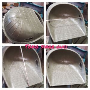 Pengki Plastik Hijau Pengki Karet Perlusin 12 pcs