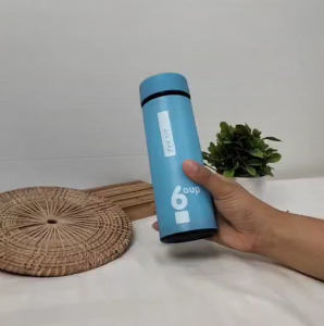 กระบอกน้ำ ขนาด 400 ml. ม่วง ฟ้า ชมพู เขียว กระบอกน้ำมีหูหิ้ว ขวดน้ำพกพา เก็บอุณหภูมิ รุ่น RH-2004