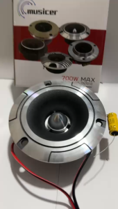 MUSICER BDTW-102S/HDTW25-17/HDTW25-18/HDTW25-19/HDTW25-20 Bullet type Titanium Tweeter 4-8 Ohms 700W WIth Capacitor