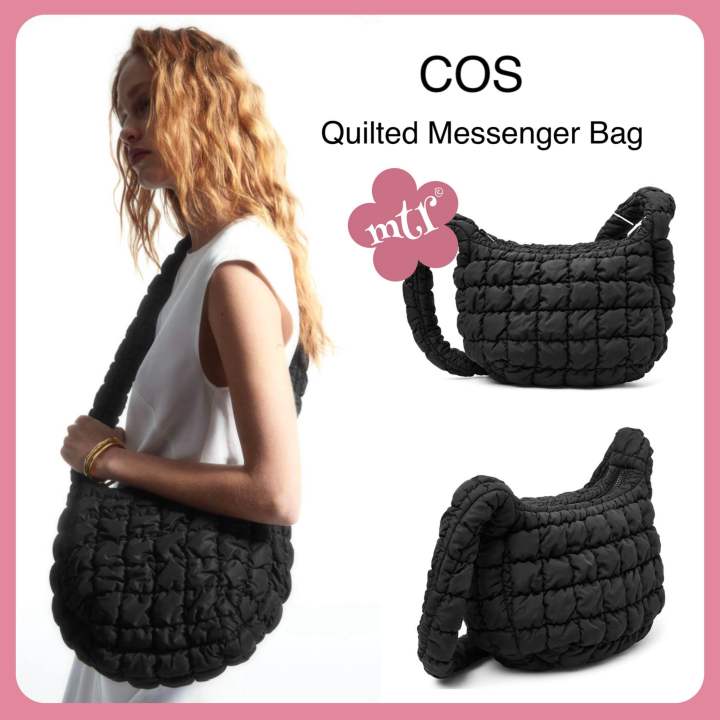 ของแท้พร้อมส่ง 🇬🇧 Cos bag - กระเป๋า Cos quilted messenger bag