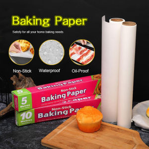 5-20m Barbecue Double-sided Silicone Oil Paper Baking Non Stick Parchment Paper Kitchen Baking Paper BBQ Baking Waterproof Oil-absorbing Paper