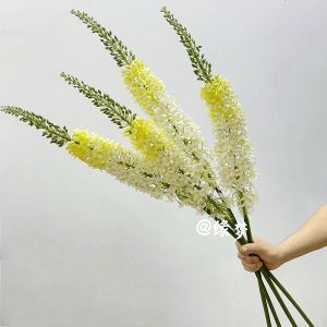 Bình Hoa Phong Cách Anh Quốc Bằng Vải Nhung Hoa Mỏng Kiểu Dáng Đuôi Cáo Hoa Giả Trang Trí Phòng Mẫu Hoa Trong Nhà