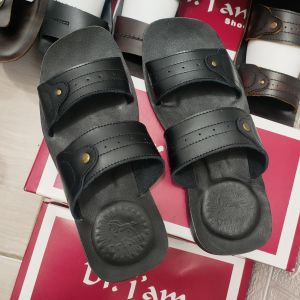 SANDAL KULIT PRIA DR. IAM 4012 COKLAT ( PRODUKSI SENDIRI )