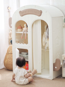 SG Stock - Kids Wardrobe Children Closet Toddles Cabinet Nursery Closet Cabinet Storage Modern Wardrobe for Children Room Decoration Wardrobe Fast Delivery