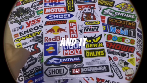Vinyl waterproof sticker for motorcycle decals motor bike Racing scooter helmet decoration stickers