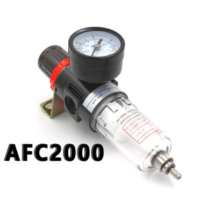 Air Filter Regulator Compressor Kompresor Angin Sambungan Selang SM PM Afc2000 1/4 Filter Spray Gun