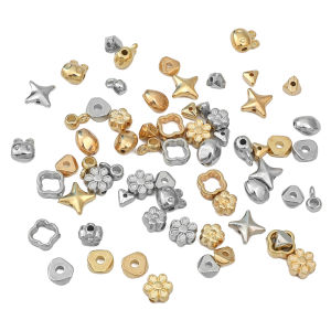 30-50 cái nhựa CCB Sao Hoa không gian lỏng hạt cho tự làm vòng cổ bông tai vòng tay trang sức làm